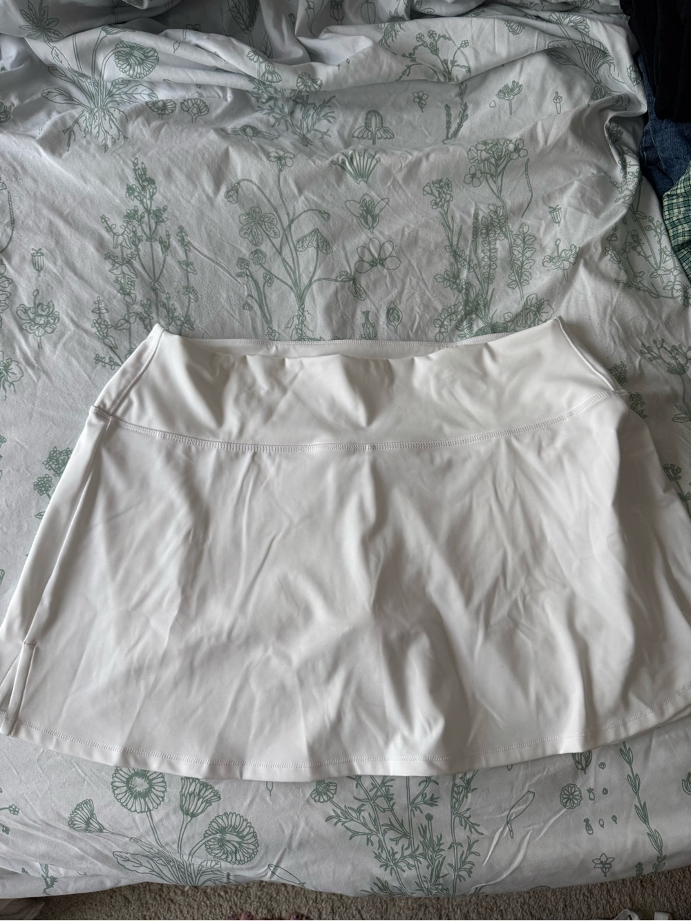 DSG White Athletic Skort with Built-In Shorts